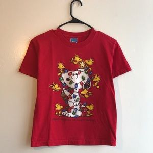 Peanuts Kids Snoopy Christmas T-Shirt